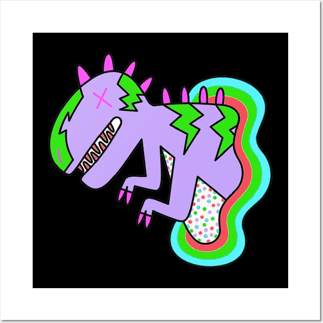 Kids Dino  Colorful  Art Wall Art by HINGCANG